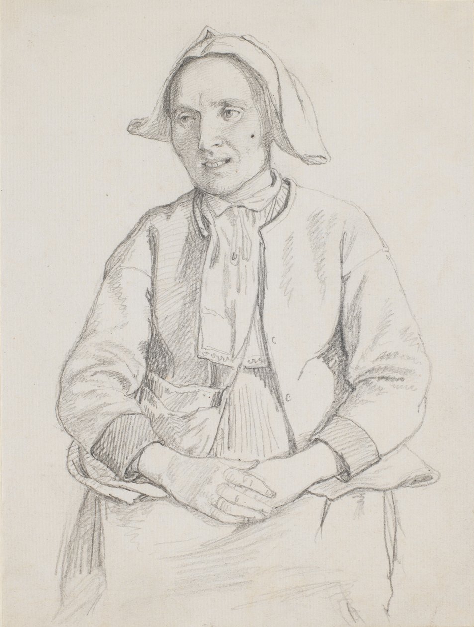 Donna Svedese Seduta, Mezza Figura da Wilhelm Marstrand