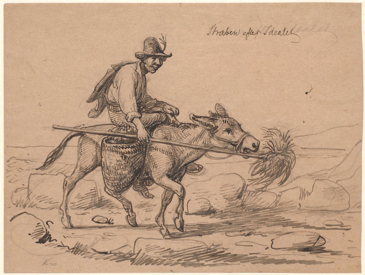 Stræben efter idealet. Cavaliere italiano spinge l