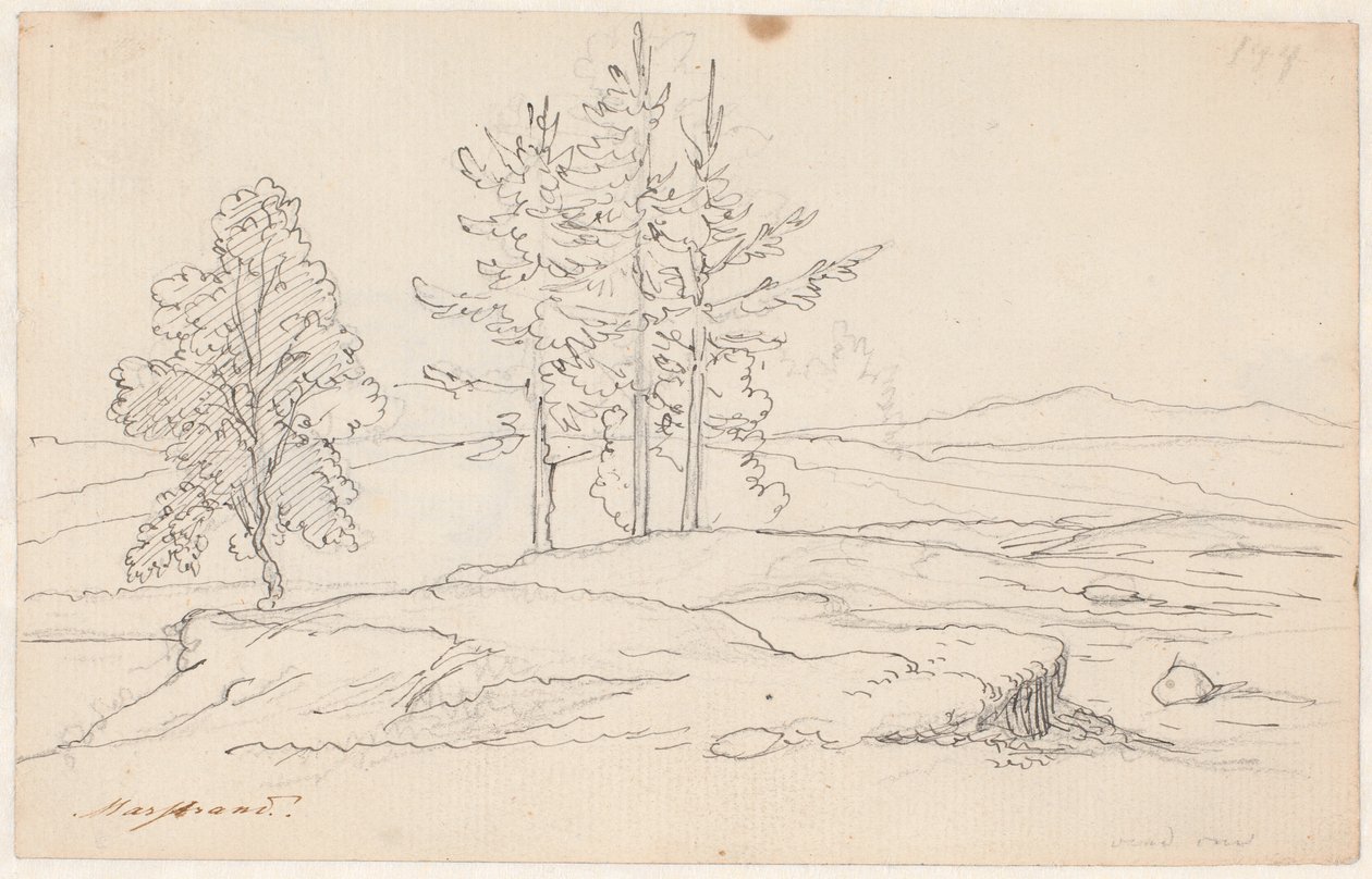Paesaggio svedese da Wilhelm Marstrand