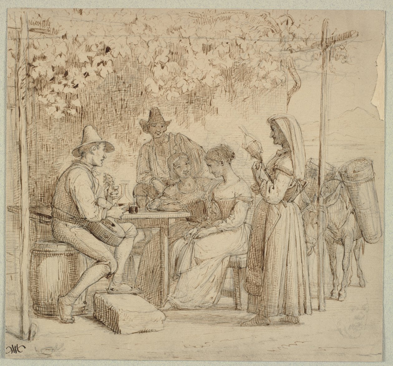 Fuori da una latteria da Wilhelm Marstrand