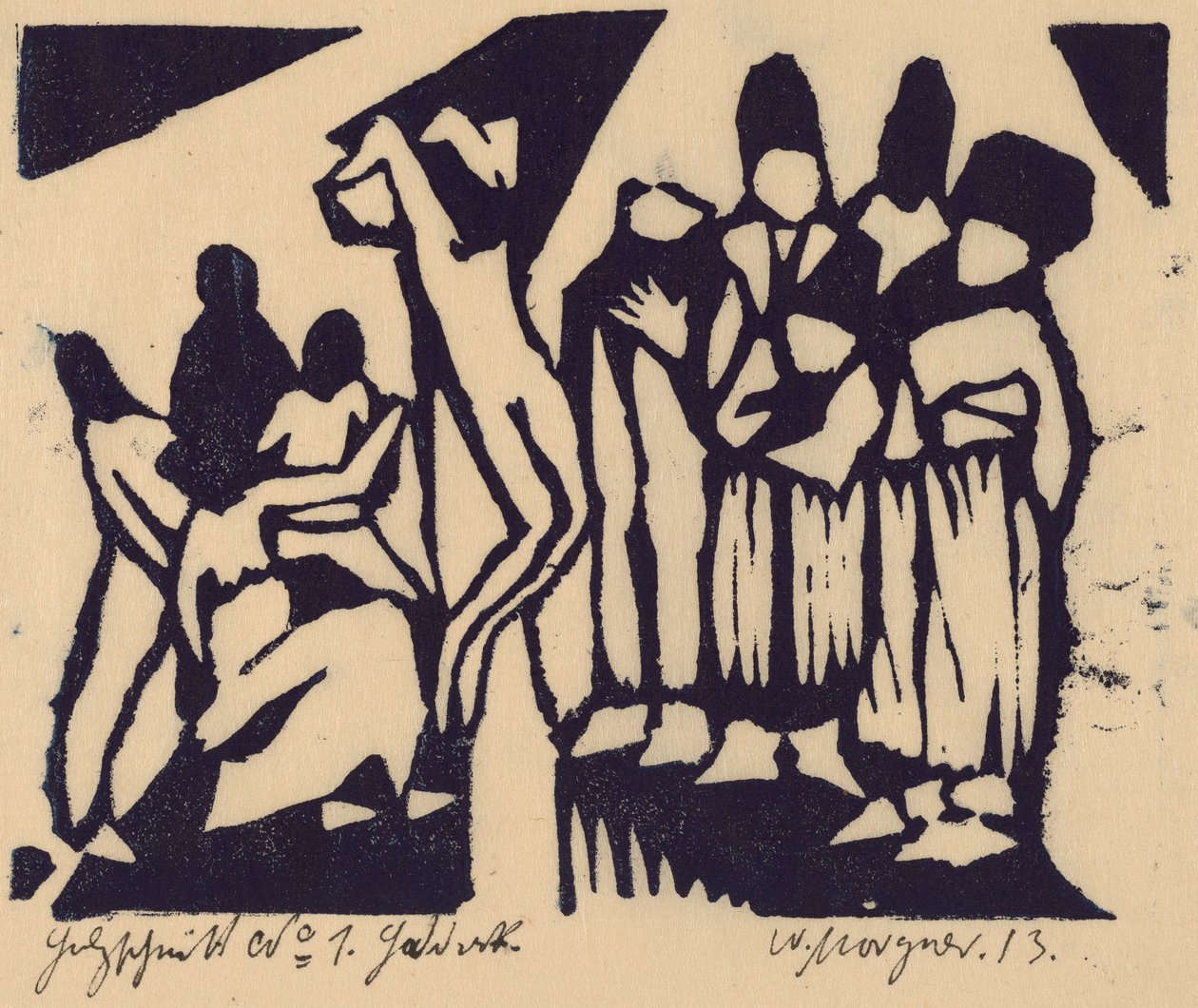 Crocifissione I da Wilhelm Morgner