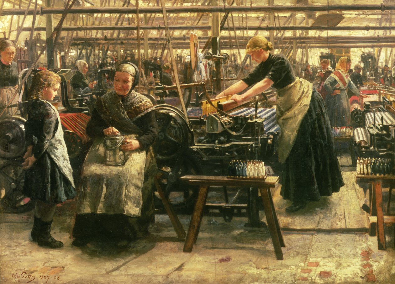 Mulino tessile Hjula da Wilhelm Peters