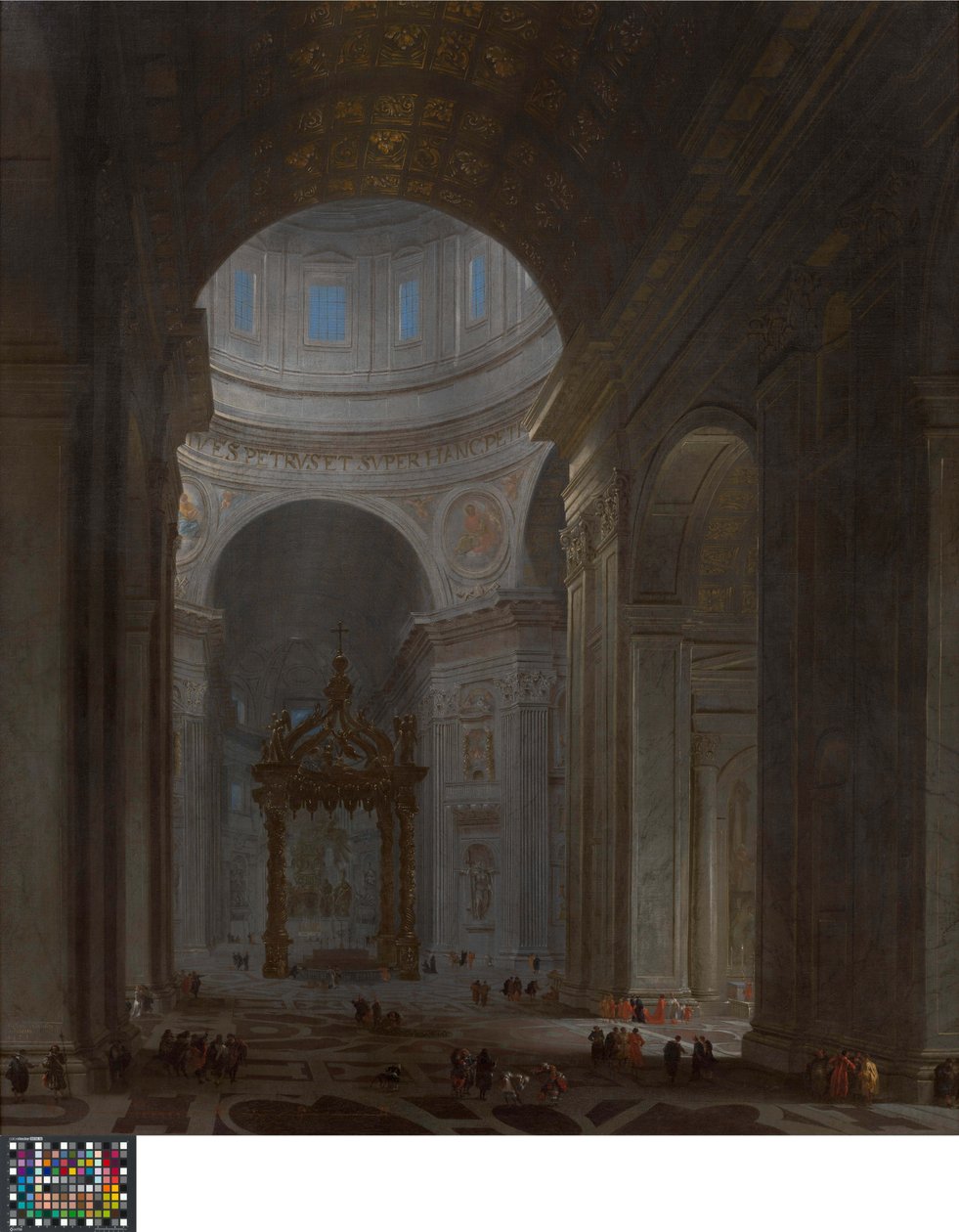 Interno di San Pietro a Roma da Wilhelm Schubert van Ehrenberg