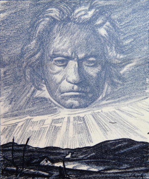 Un Tributo al Genio di Beethoven, illustrazione da 