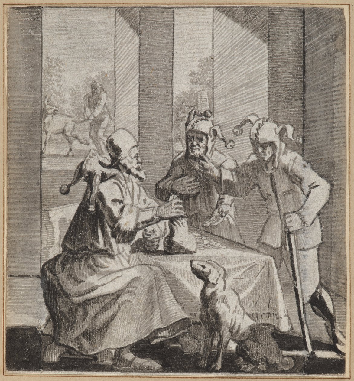 Il folle che riceve il borg da Wilhelm Stettler