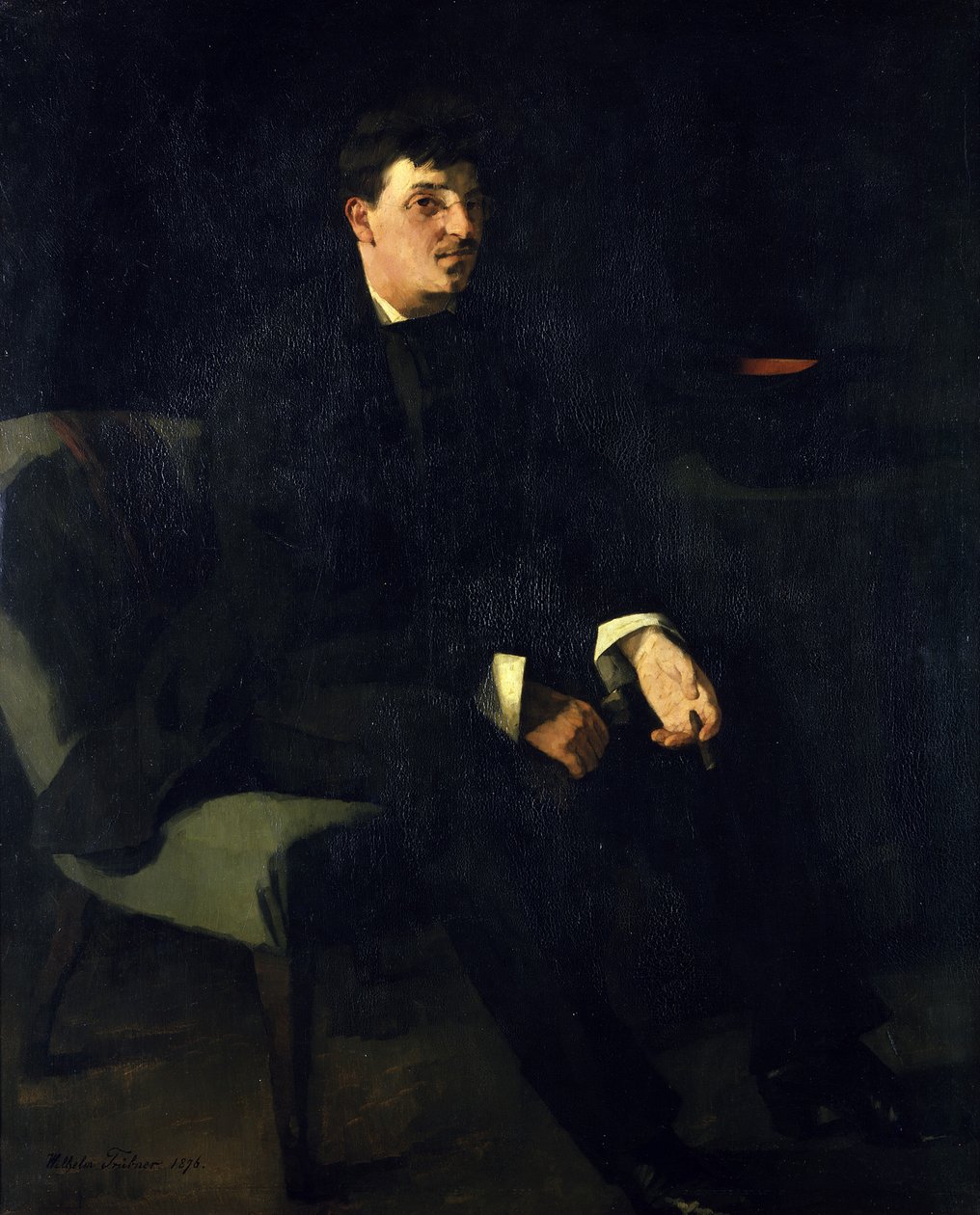 Il pittore Carl Schuch da Wilhelm Trübner