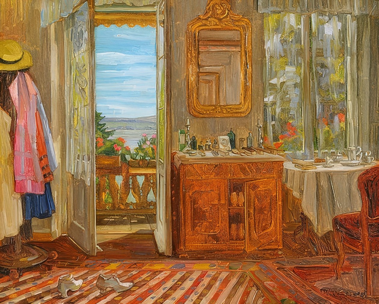 Interno sul Lago di Starnberg da Wilhelm Trübner