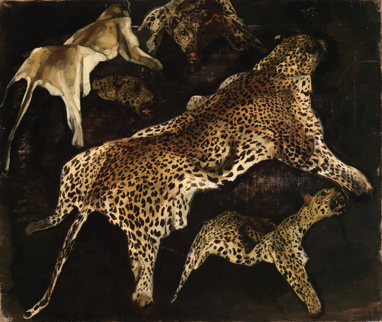 Pelli di leopardo da Wilhelm Trübner