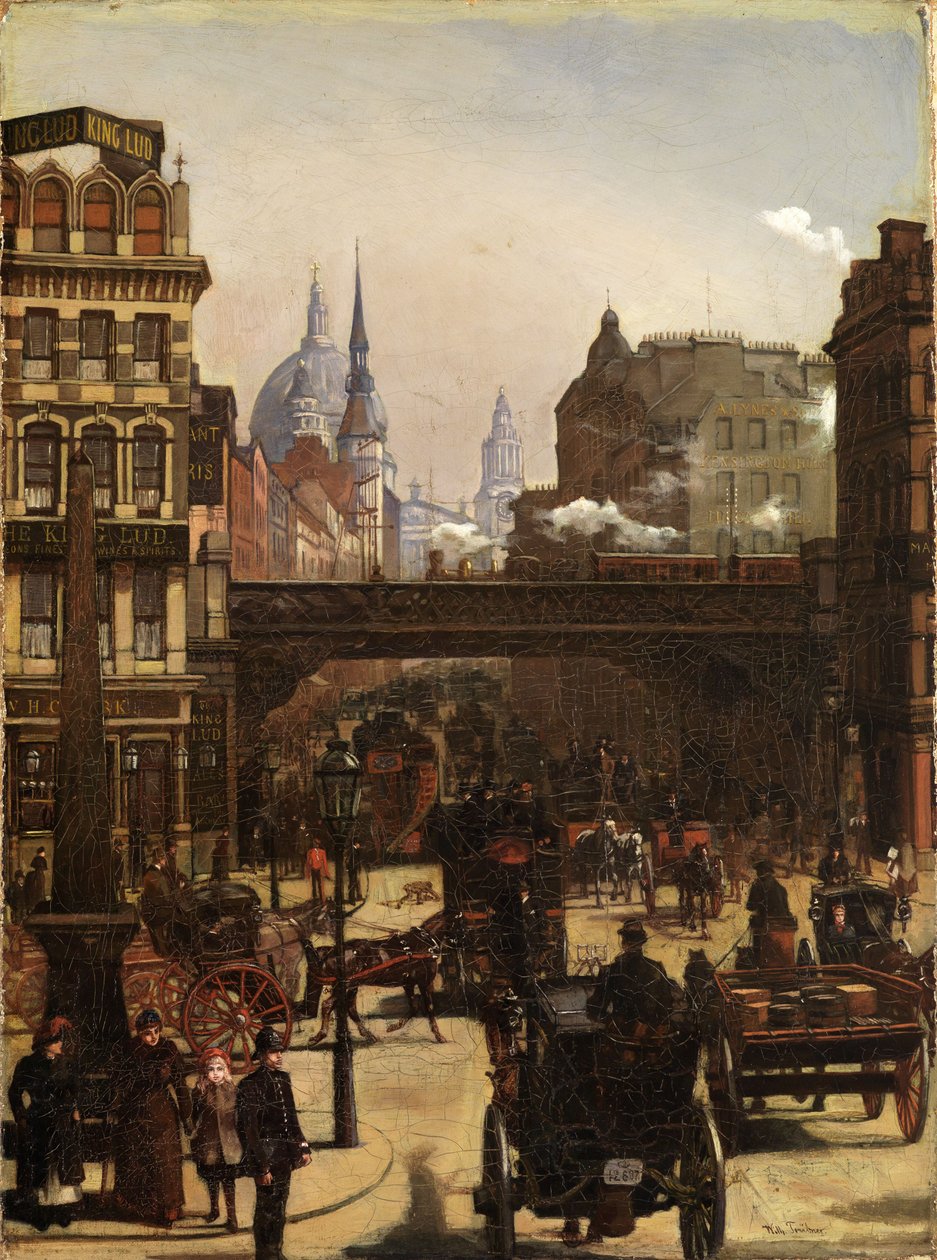 Ludgate Hill da Wilhelm Trübner