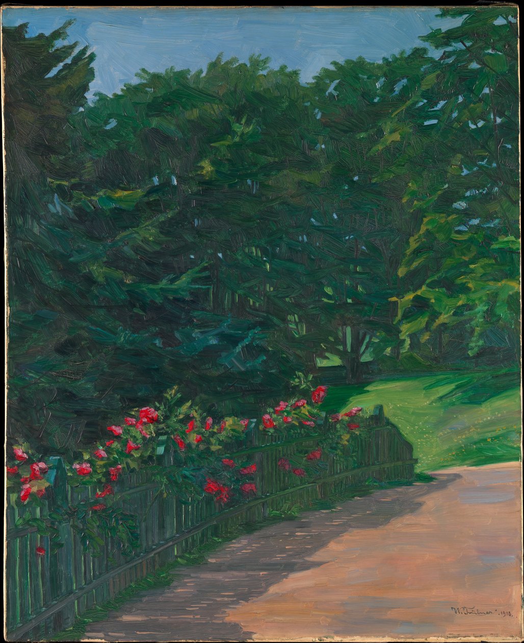Siepe di rose da Wilhelm Trübner