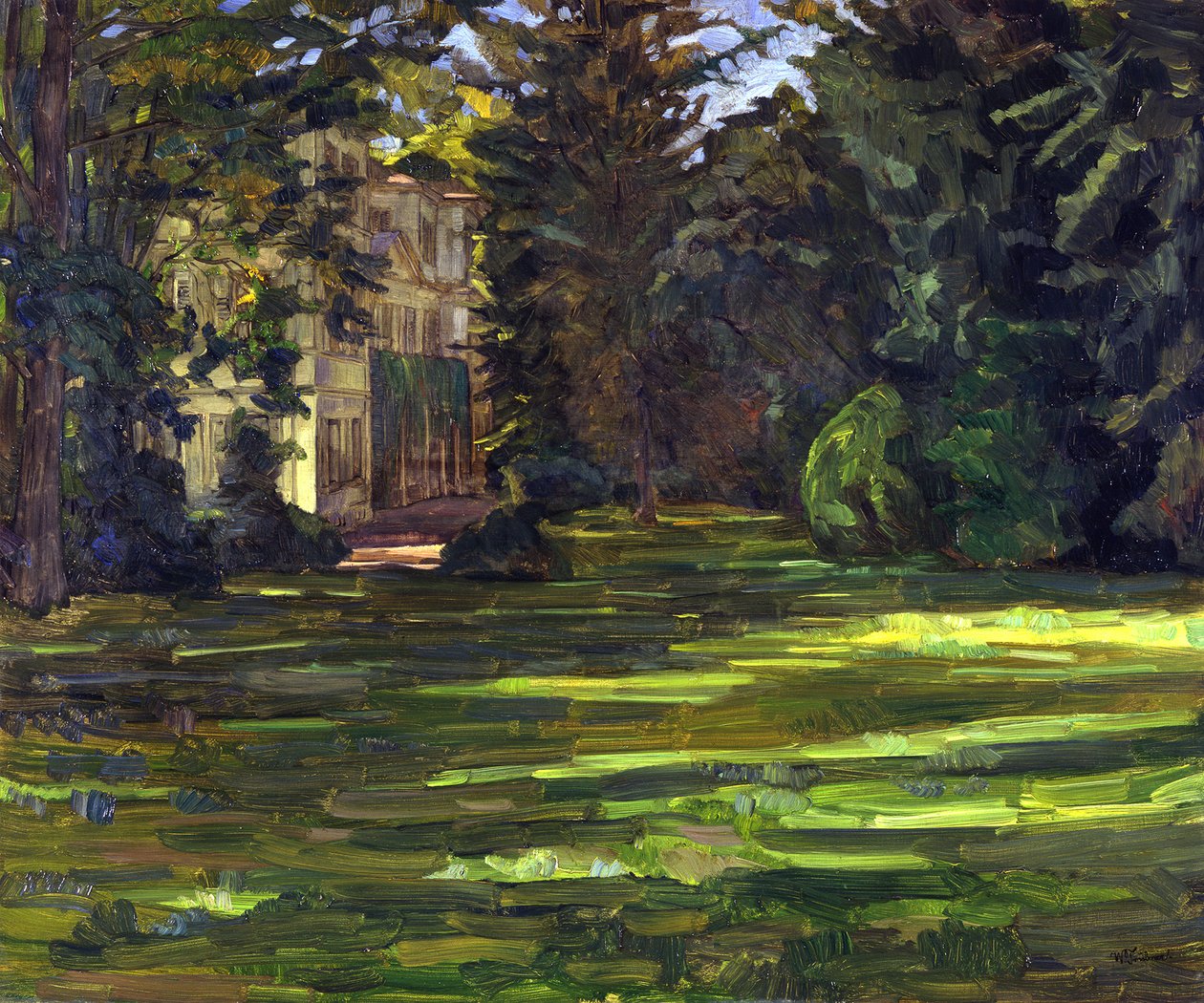 Castello di Hemsbach da Wilhelm Trübner