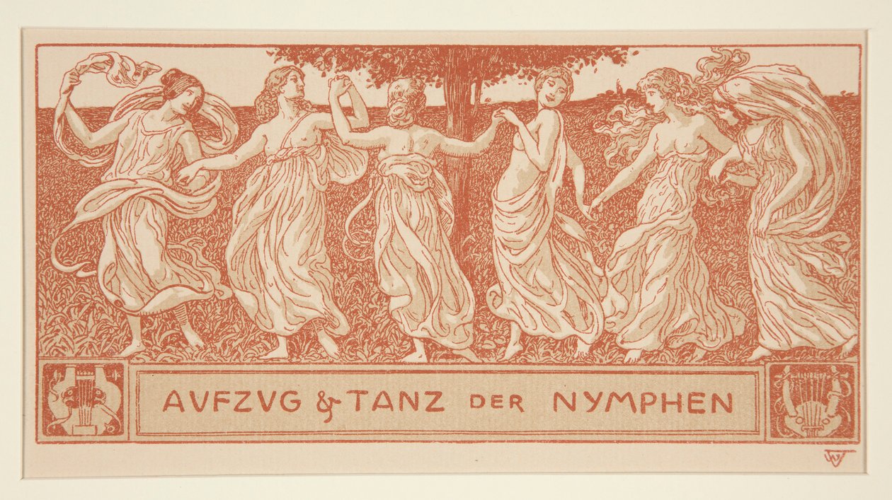 Processione e danza delle ninfe da Wilhelm Volz