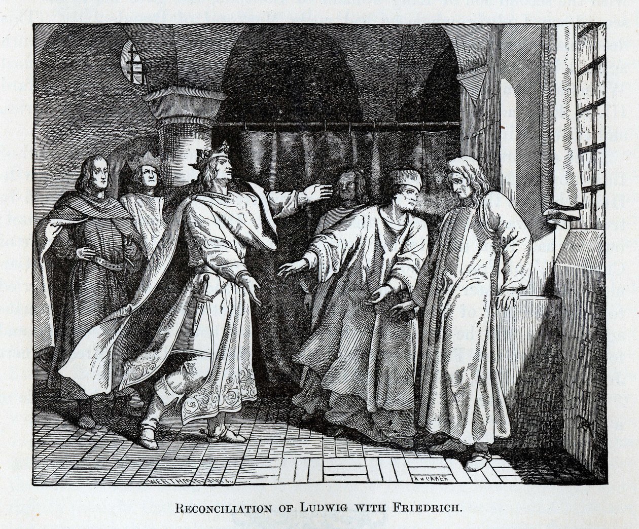 Riconciliazione di Ludwig con Friedrich da Wilhelm Werthmann