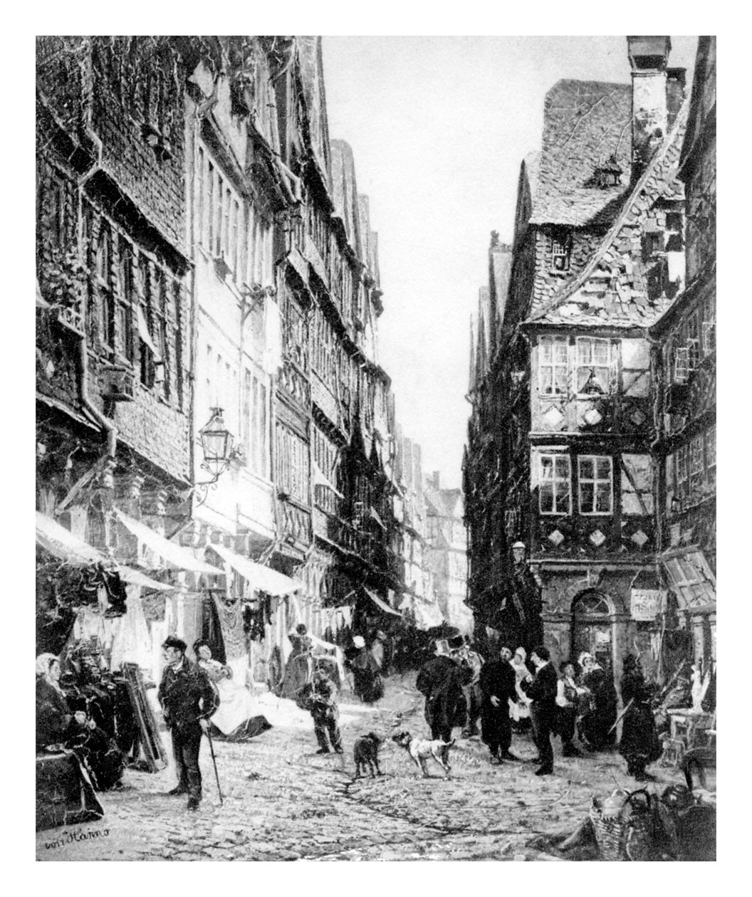 Il ghetto di Francoforte da Wilhelm von Hanno