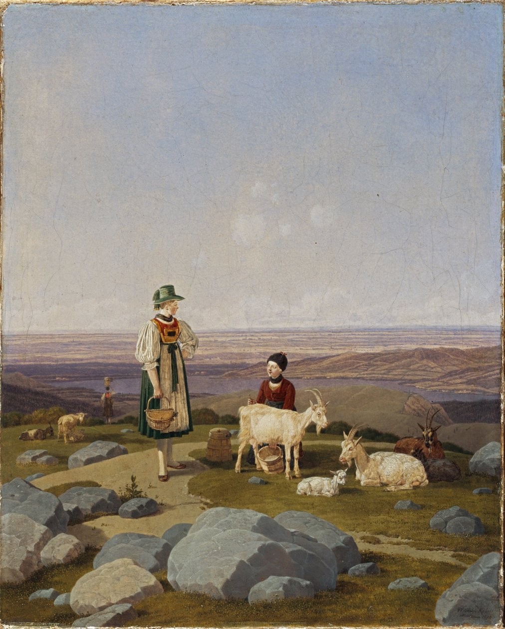 Tedesco: Auf der Geisalm Sul Geisalm da Wilhelm von Kobell