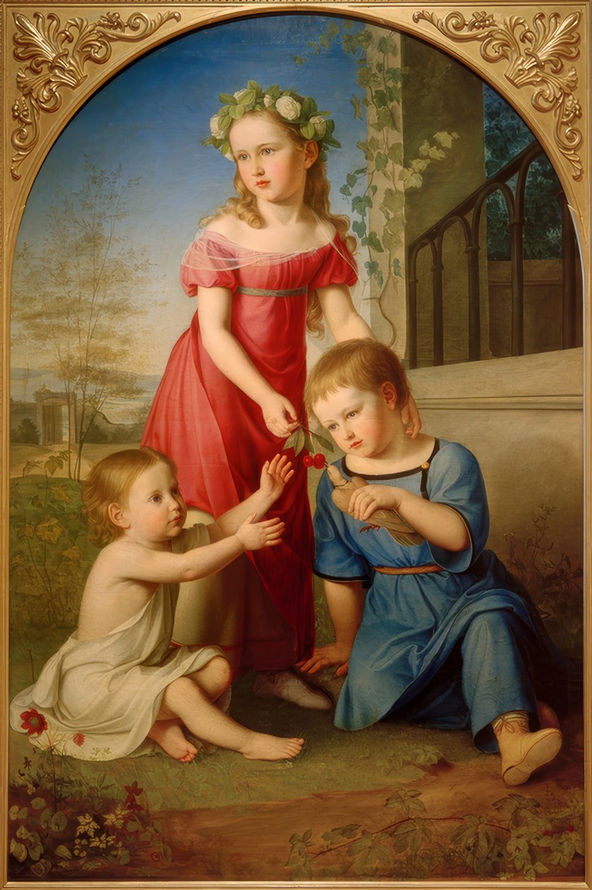 I bambini Schöning da Friedrich Wilhelm von Schadow