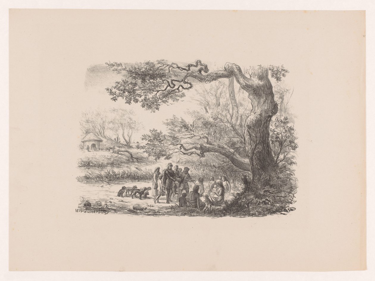 Ritorno dalla caccia da Wilhelmus Petrus van Geldorp