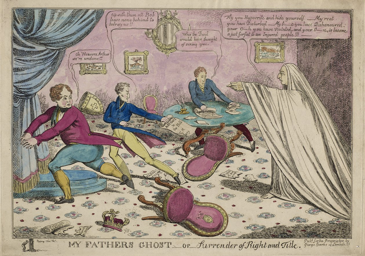 Il fantasma di mio padre, o la resa del diritto e del titolo, 1829 da Will Sparks