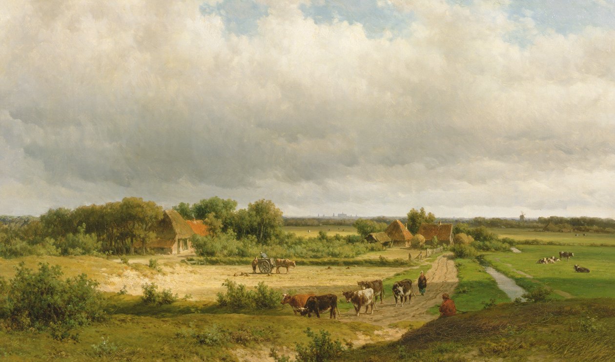 Ampio paesaggio olandese da Willem Vester