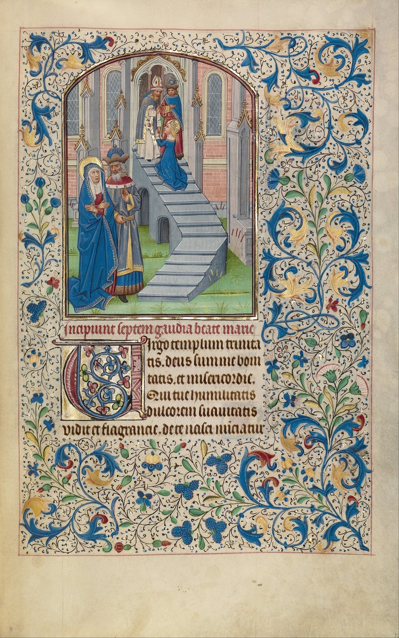 Presentazione della Vergine al Tempio da Willem Vrelant