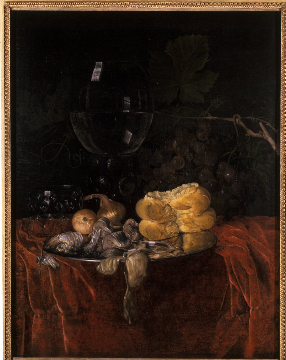 Natura morta con aringa da Willem van Aelst