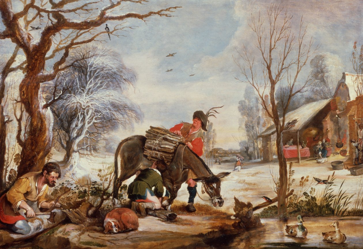 Scena invernale da Willem van the Elder Herp