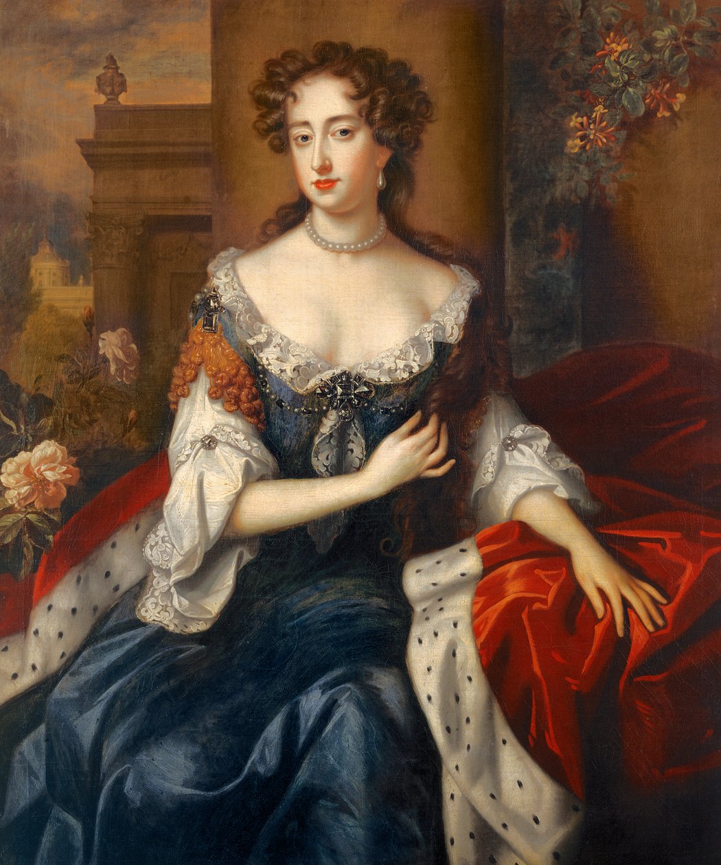 Regina Maria II (c.1685) da Willem (studio of) Wissing