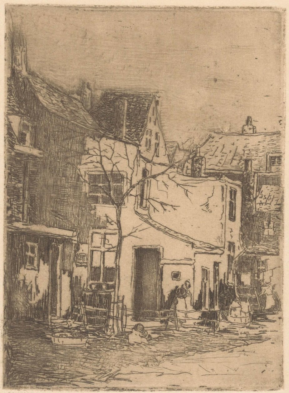 Case a Rijswijk da Willem Adrianus Grondhout (signed by artist)