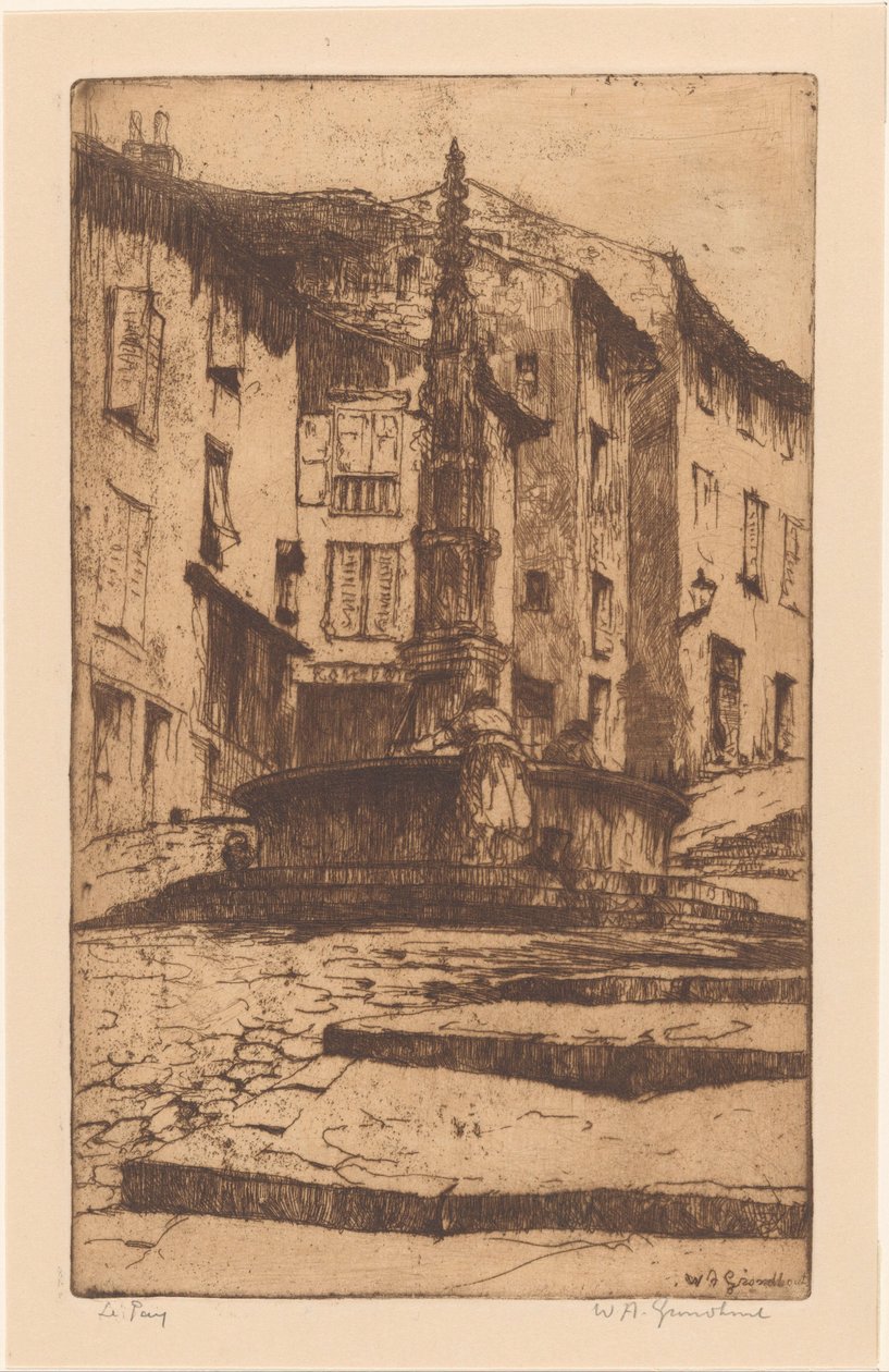 Le Puy da Willem Adrianus Grondhout (signed by artist)