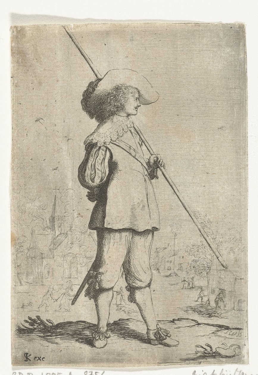 Soldato in piedi da Willem Basse (attributed to)