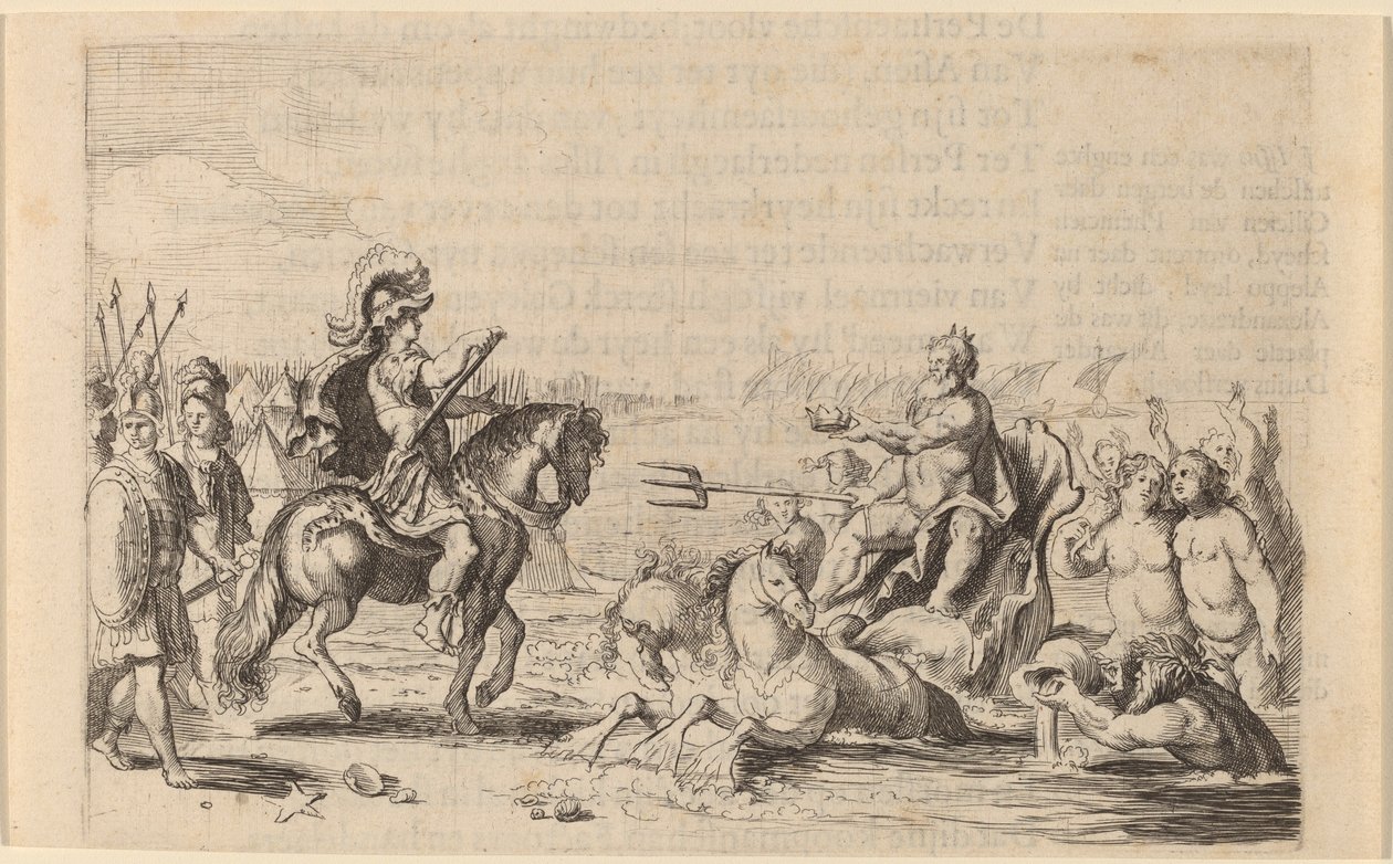 Alessandro Magno e Nettuno da Willem Basse