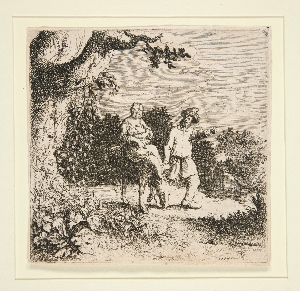 La fuga in Egitto da Willem Basse