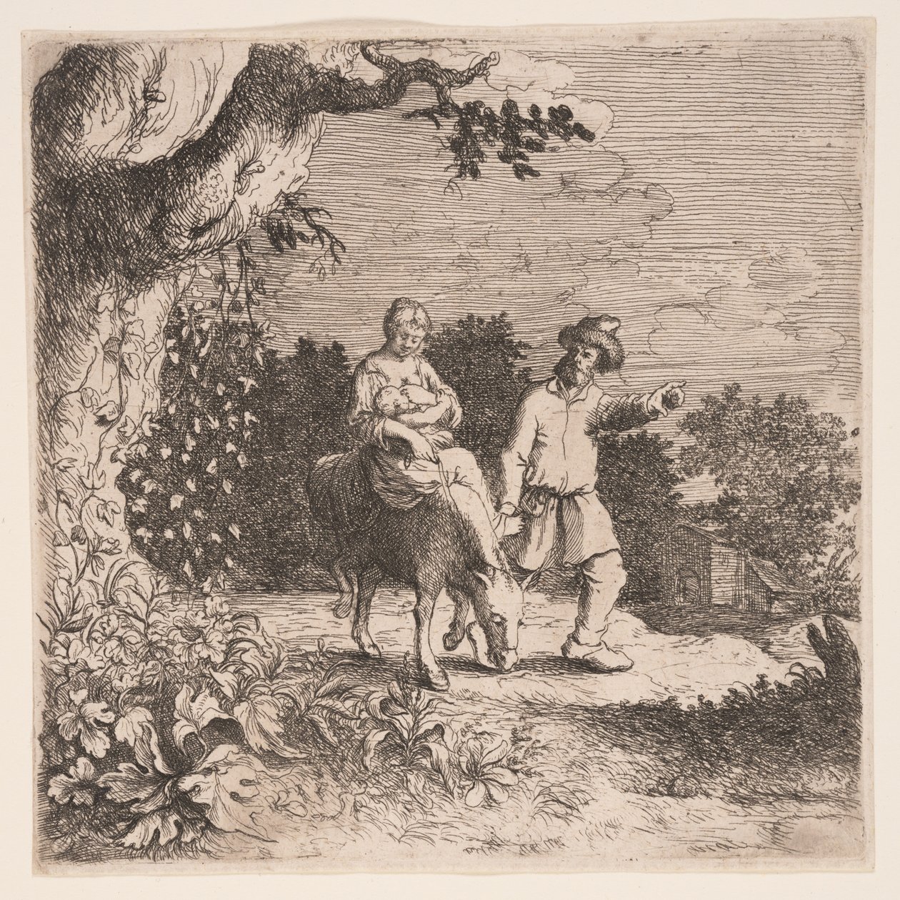 La fuga in Egitto da Willem Basse
