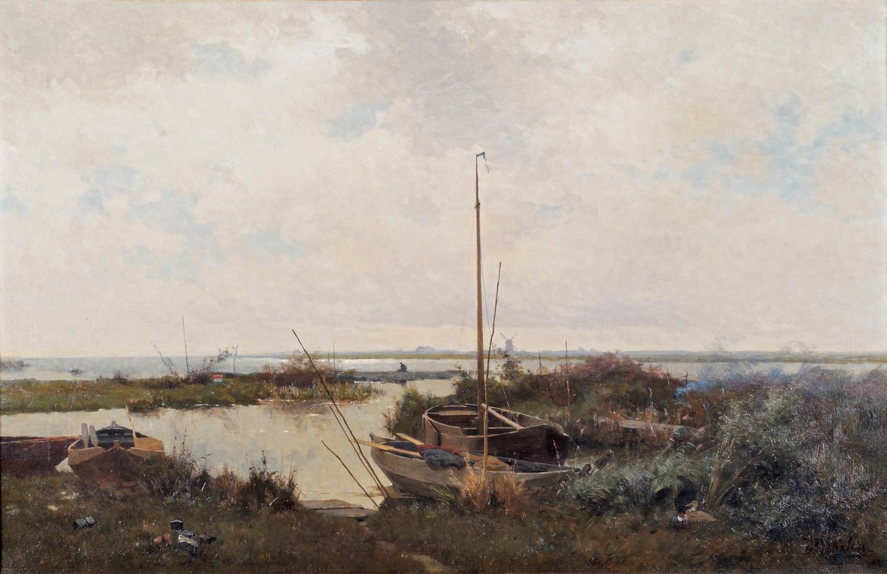 Paesaggio fluviale, 1882 da Willem Bastiaan Tholen