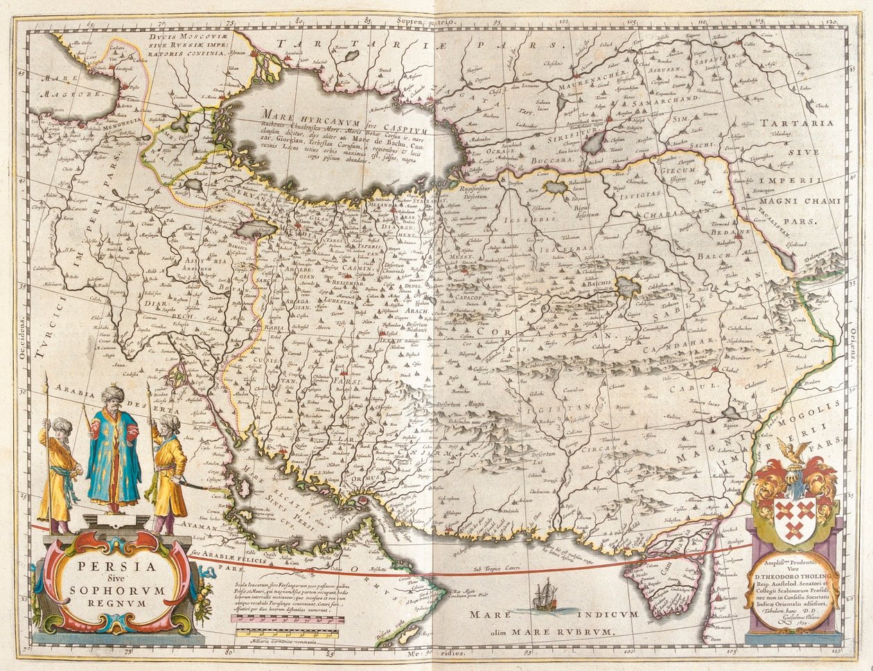 Impero persiano, in "Theatrum Orbis Terrarum, sive Atlas Novus" di Willem Blaeu, Amsterdam da Willem Blaeu