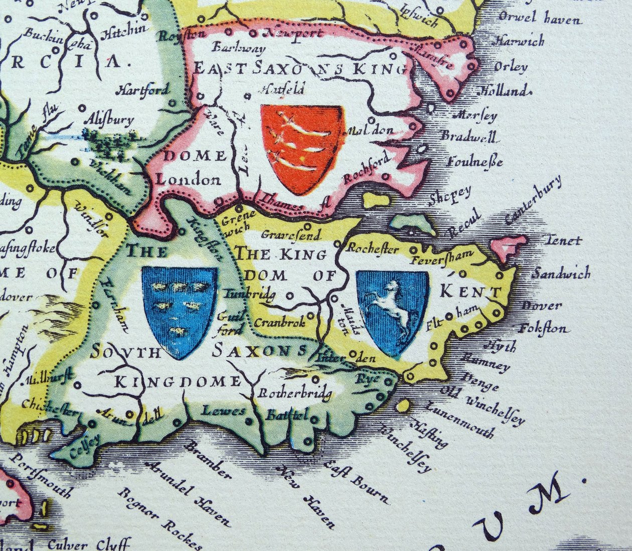 Scudi di Sussex, Kent e Essex dall