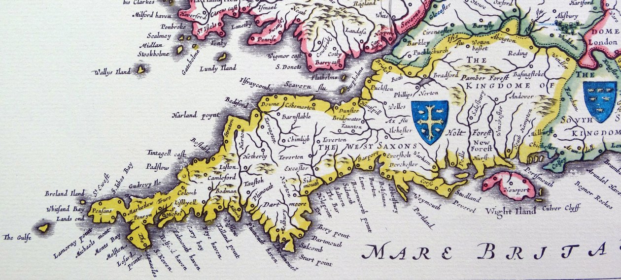 Scudi del Wessex e del Sussex dall