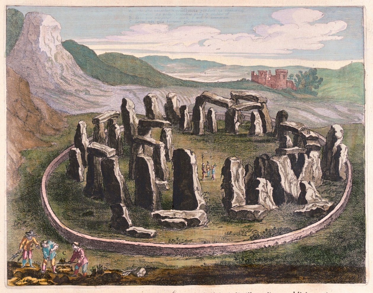 Stonehenge, in "Theatrum Orbis Terrarum, sive Atlas Novus" di Willem Blaeu, Amsterdam da Willem Blaeu