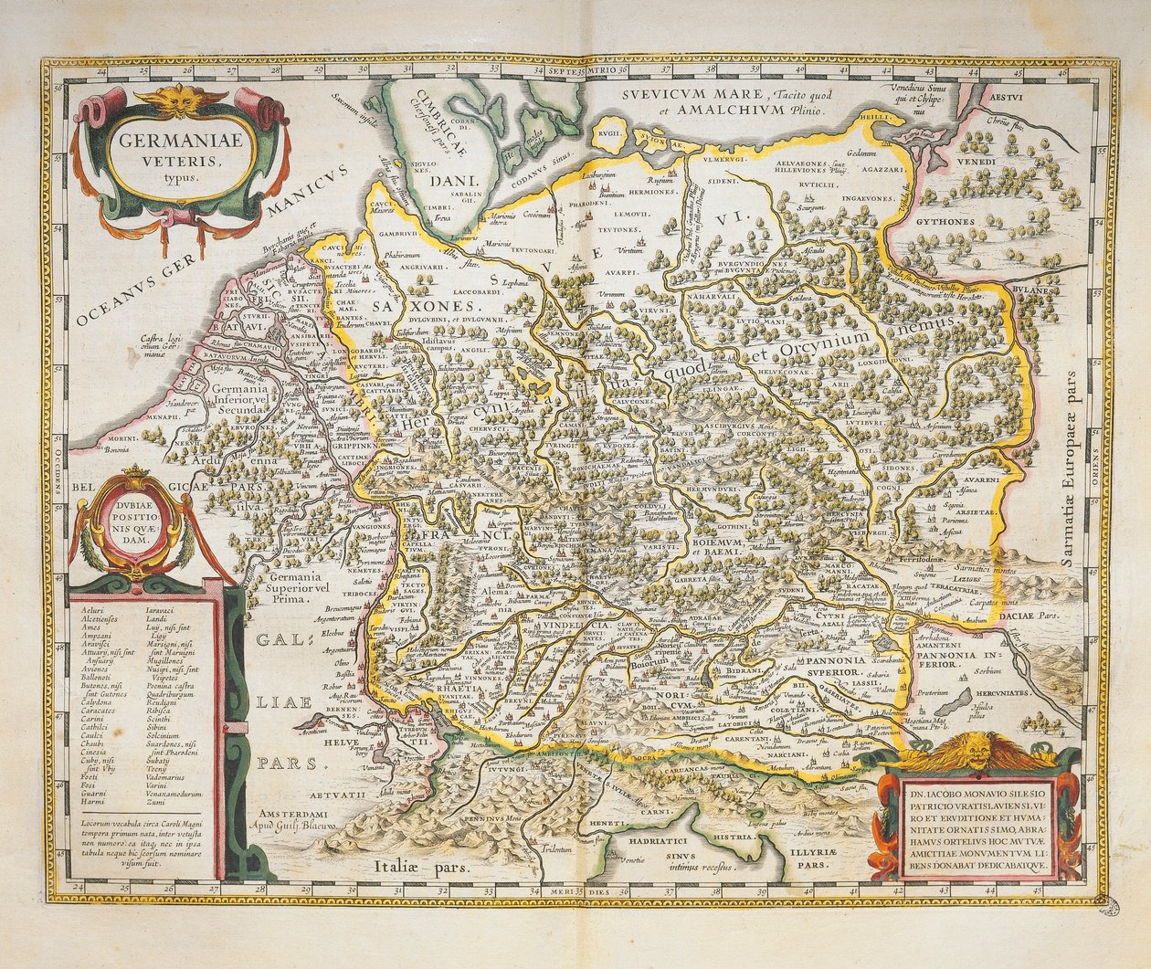 Veteris Germany dal Theatrum Orbis Terrarum di Willem Bleau, Amsterdam da Willem Blaeu