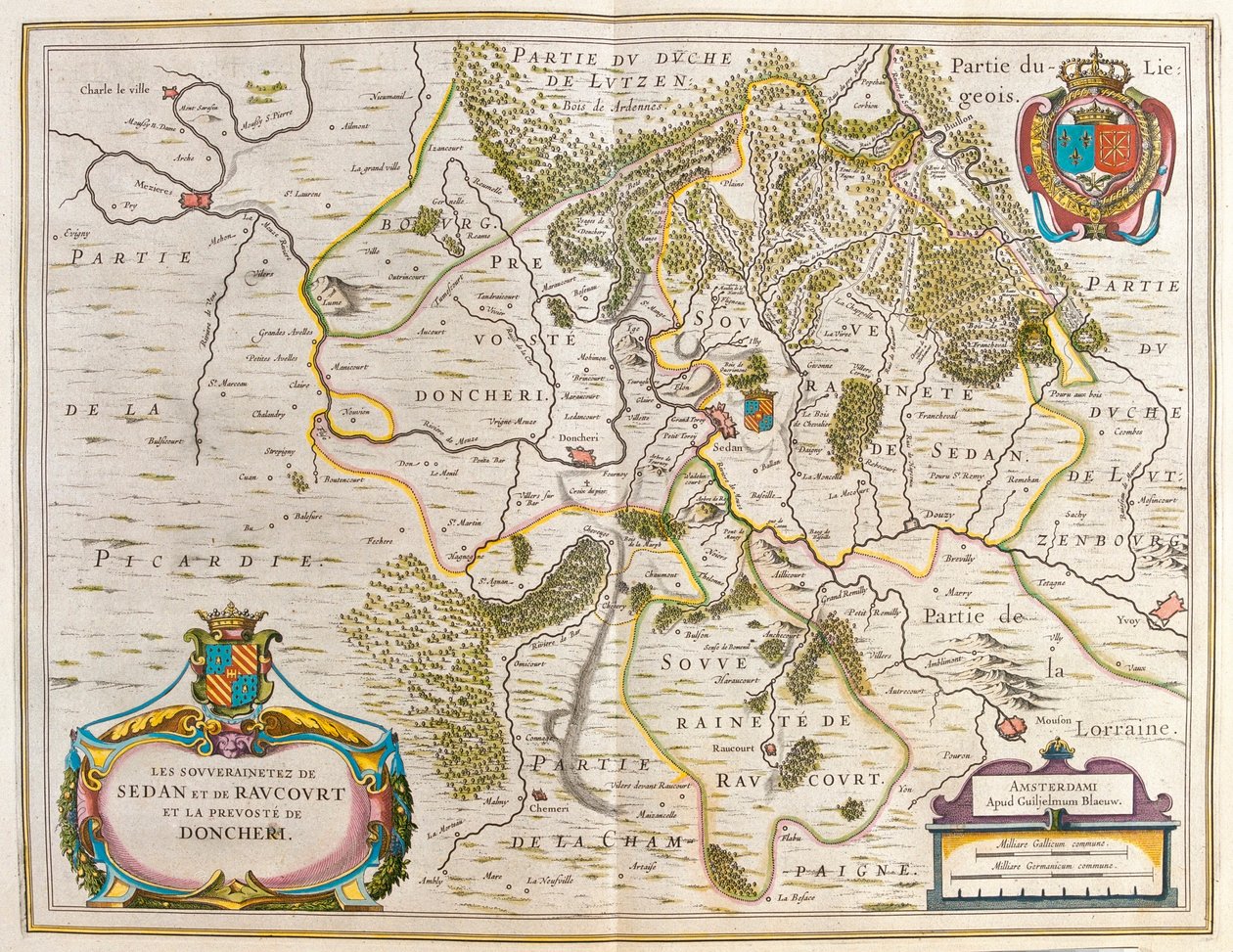 lorena, in "Theatrum Orbis Terrarum, sive Atlas Novus" di Willem Blaeu, Amsterdam da Willem Blaeu