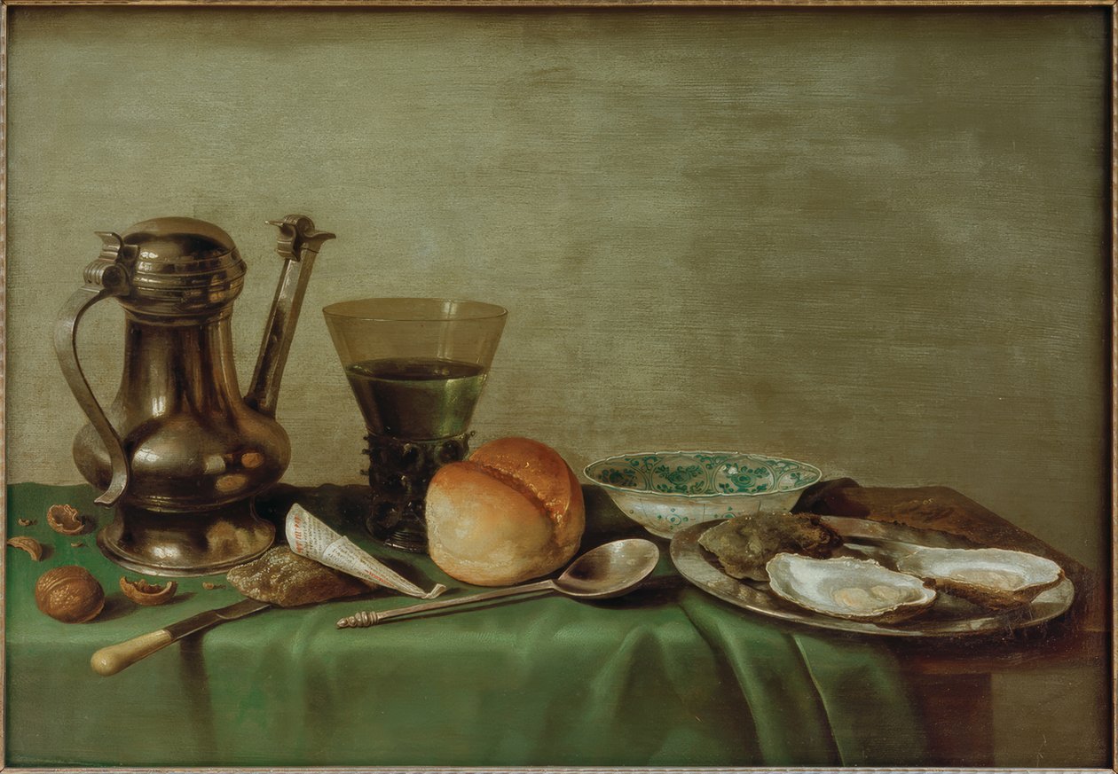 Natura morta per colazione da Willem Claesz. Heda