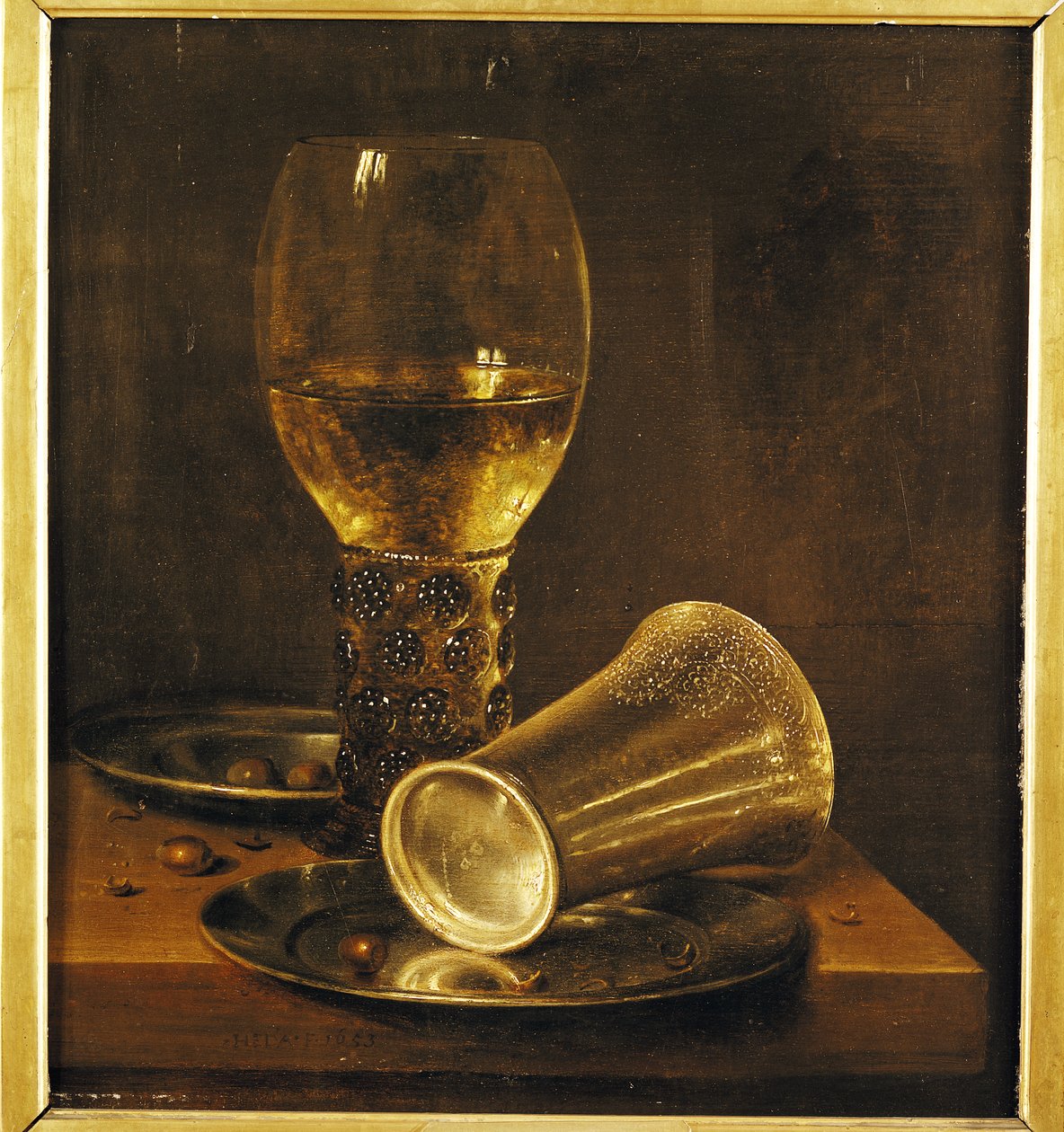Natura morta con un calice, 1653 da Willem Claesz. Heda