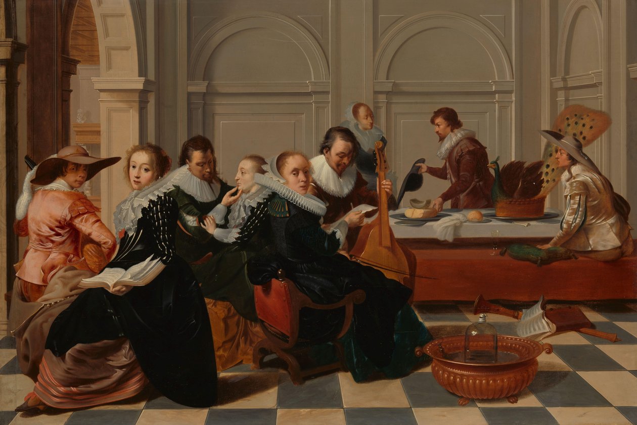 Il raduno musicale da Willem Cornelisz Duyster (copy after)