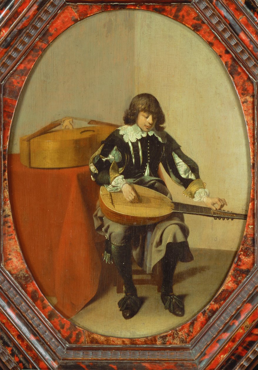 Il giovane musicista ... (pittura su tela) da Willem Cornelisz Duyster