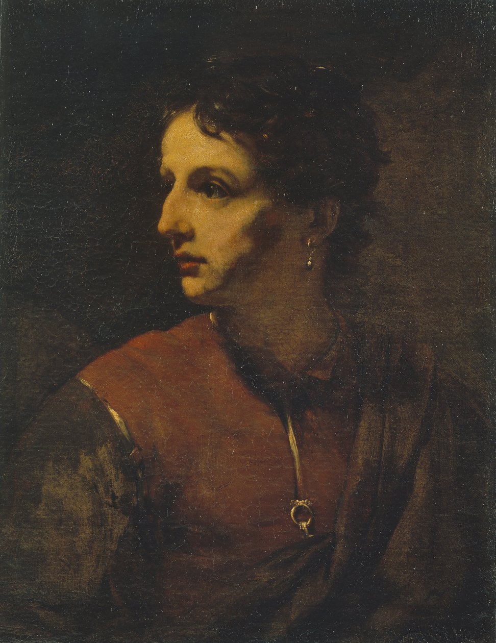 Ritratto di un giovane con un orecchino da Willem Drost