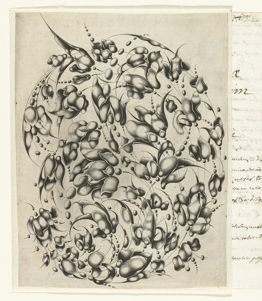 Bouquet di oreficeria con fiori e foglie stilizzati da Willem Hondius