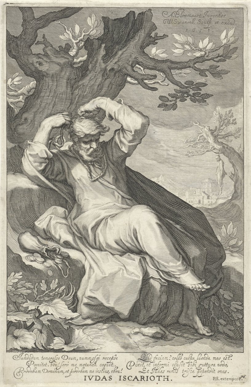 Giuda Iscariota si impicca da Willem Isaacsz. van Swanenburg