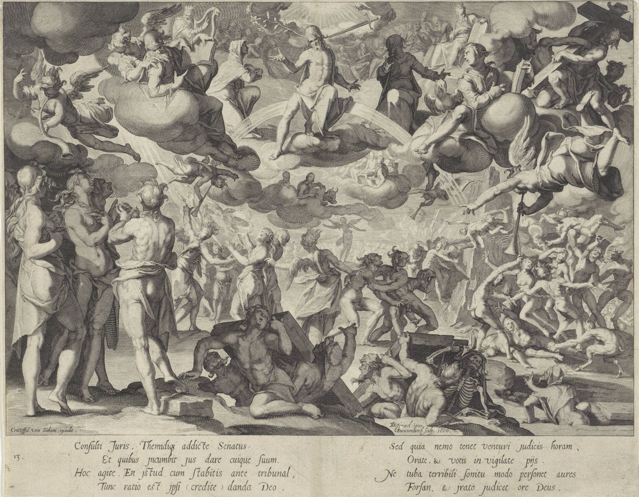 Giudizio Universale (serie Thronus Justitiae) da Willem Isaacsz. van Swanenburg
