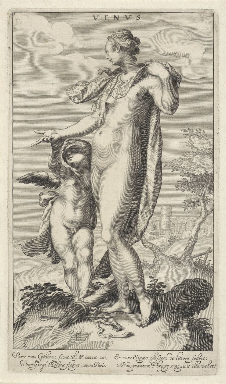 Venere e Cupido da Willem Isaacsz. van Swanenburg