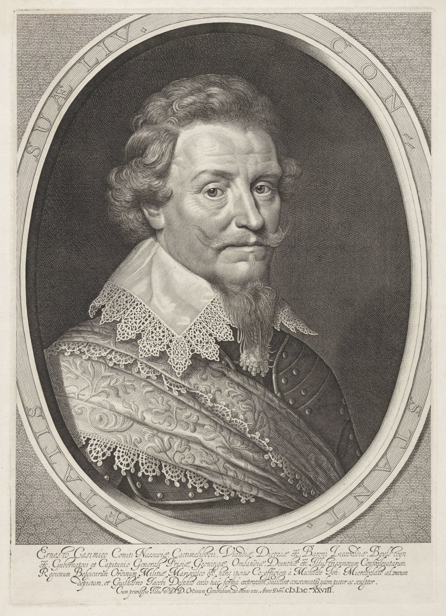 Ritratto di Ernesto Casimiro, conte di Nassau-Dietz da Willem Jacobsz Delff